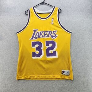 Vintage Los Angeles Lakers Jersey Mens 48 NBA Basketball Magic Johnson 90s